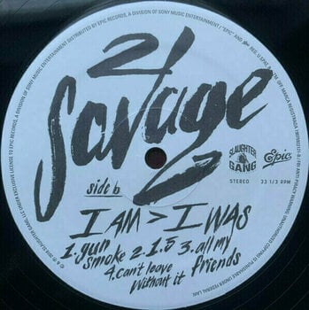Vinyl Record 21 Savage - I Am > I Was (2 LP) - 3