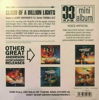 Vinylplade Original Soundtrack - Fireball XL : Cloud Of A Billion Lights (7" Coloured Vinyl) - 3