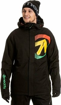 Skijaška jakna Meatfly Bang SNB & Ski Jacket Rasta M - 4