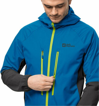 Friluftsjacka Jack Wolfskin Alpspitze Hoody M Blue Pacific 2XL Friluftsjacka - 5