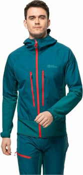 Giacca outdoor Jack Wolfskin Alpspitze Hoody M Blue Coral M Giacca outdoor - 2