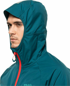 Outdorová bunda Jack Wolfskin Alpspitze Hoody M Outdorová bunda Blue Coral 2XL - 5