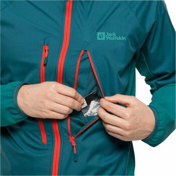 Outdorová bunda Jack Wolfskin Alpspitze Hoody M Outdorová bunda Blue Coral 2XL - 7