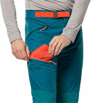 Spodnie outdoorowe Jack Wolfskin Alpspitze Pants M Blue Coral 48 Spodnie outdoorowe - 4