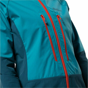 Outdoorová bunda Jack Wolfskin Alpspitze Hoody W Freshwater Blue S Outdoorová bunda - 5