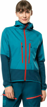 Outdorová bunda Jack Wolfskin Alpspitze Hoody W Freshwater Blue L Outdorová bunda - 2