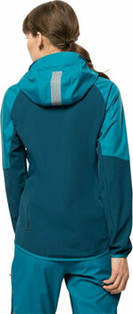 Outdorová bunda Jack Wolfskin Alpspitze Hoody W Freshwater Blue L Outdorová bunda - 3