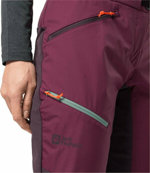 Lyžařské kalhoty Jack Wolfskin Alpspitze W Wild Berry 38 Lyžařské kalhoty - 5