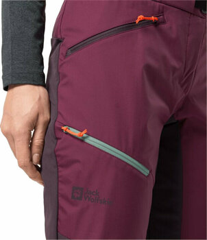 Spodnie outdoorowe Jack Wolfskin Alpspitze Pants W Wild Berry 44 Spodnie outdoorowe - 5