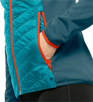 Outdoor Jacket Jack Wolfskin Routeburn Pro Hybrid W Freshwater Blue One Size Outdoor Jacket - 5