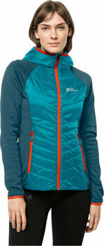 Outdorová bunda Jack Wolfskin Routeburn Pro Hybrid W Freshwater Blue M Outdorová bunda - 2