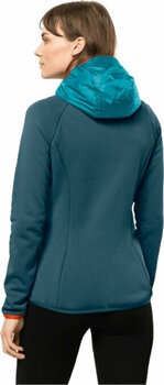 Outdorová bunda Jack Wolfskin Routeburn Pro Hybrid W Freshwater Blue M Outdorová bunda - 3