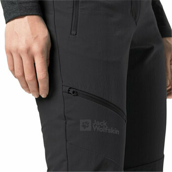 Pantalones para exteriores Jack Wolfskin Holdsteig Pants W Black 42 Pantalones para exteriores - 5