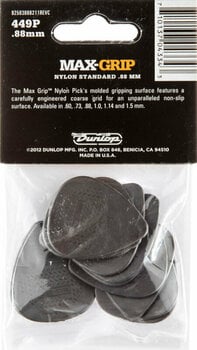 Pick Dunlop 449P088 Max Grip Standard Pick - 2