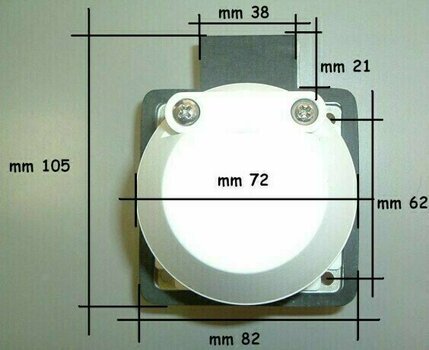 Marine Plug, Marine Socket Osculati Stainless Steel IP56 watertight socket 30A 220V - 2