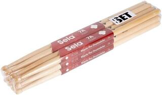 Bubenické paličky Sela SE 275 Professional Drumsticks 7A - 6 Pair Bubenické paličky - 1
