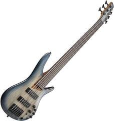6-snarige basgitaar Ibanez SR606E-CTF Cosmic Blue Starburst 6-snarige basgitaar - 1