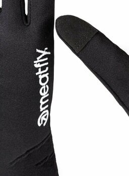 Rukavice Meatfly Mens Powerstretch Gloves Black/White XL Rukavice - 3