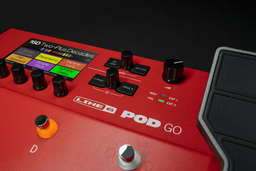 Multi-efeitos para guitarra Line6 Pod Go Red LE - 10