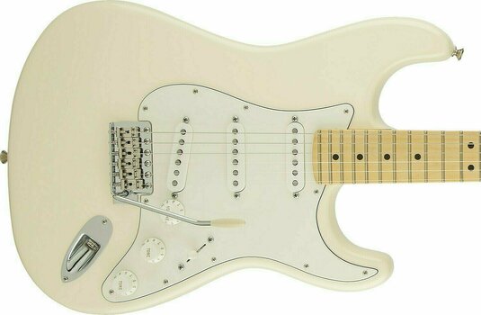 Електрическа китара Fender American Special Stratocaster MN Olympic White - 2