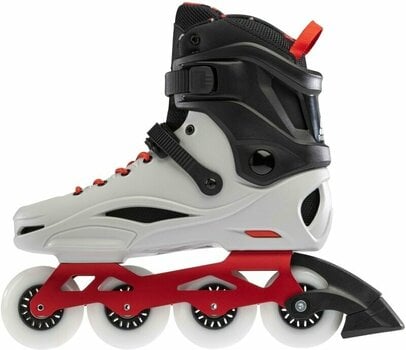 Roller Skates Rollerblade RB Pro X Grey/Warm Red 44,5 Roller Skates - 4