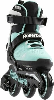 Roller Skates Rollerblade Microblade 3WD JR Aqua/White 28-32 Roller Skates - 2