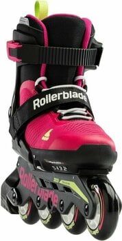 Rollers en ligne Rollerblade Microblade JR Pink/Light Green 28-32 Rollers en ligne - 2