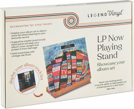 Table Vinyl Records Holder My Legend Vinyl Now Playing Stand - 4