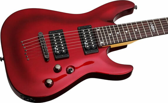 Elektrische gitaar Schecter SGR C-7 Metallic Red - 2