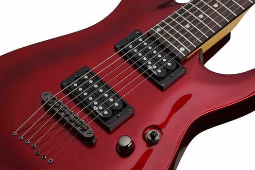 Guitarra eléctrica de 7 cuerdas Schecter SGR C-7 Metallic Red - 3