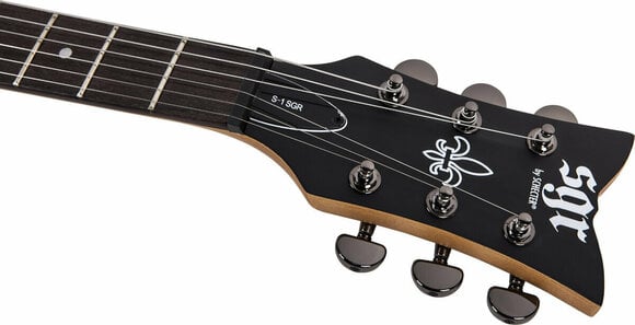 Elektrische gitaar Schecter S-1 SGR Walnut Satin - 4