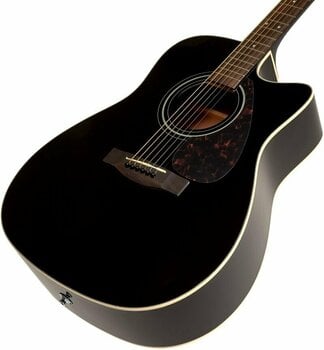 Elektroakustická gitara Dreadnought Yamaha FX370C Black - 3