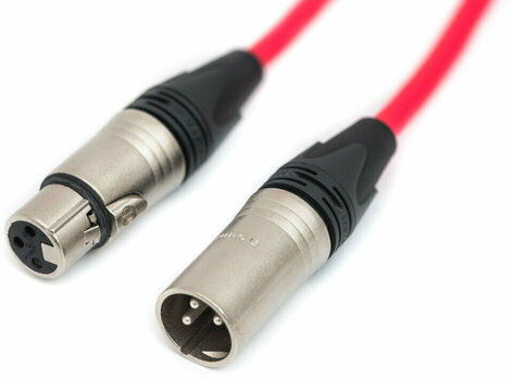 Mikrofonski kabel Bespeco NCMB1500C Fluorescent Red - 2