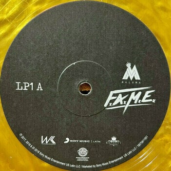 Vinyl Record Maluma - F.A.M.E. (Reissue) (Gold Coloured) (2 LP) - 4