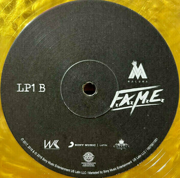 Vinyylilevy Maluma - F.A.M.E. (Reissue) (Gold Coloured) (2 LP) - 6
