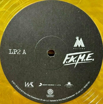 Vinyl Record Maluma - F.A.M.E. (Reissue) (Gold Coloured) (2 LP) - 8