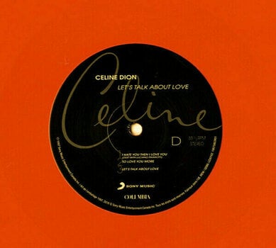 Płyta winylowa Celine Dion - Let's Talk About Love (Orange Opaque Coloured) (2 LP) - 5