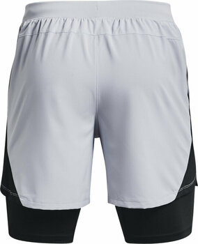 Running shorts Under Armour Men's UA Launch 5'' 2-in-1 Shorts Mod Gray/Black 2XL Running shorts - 2