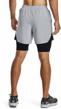 Running shorts Under Armour Men's UA Launch 5'' 2-in-1 Shorts Mod Gray/Black 2XL Running shorts - 6
