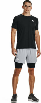 Løbeshorts Under Armour Men's UA Launch 5'' 2-in-1 Shorts Mod Gray/Black 2XL Løbeshorts - 7