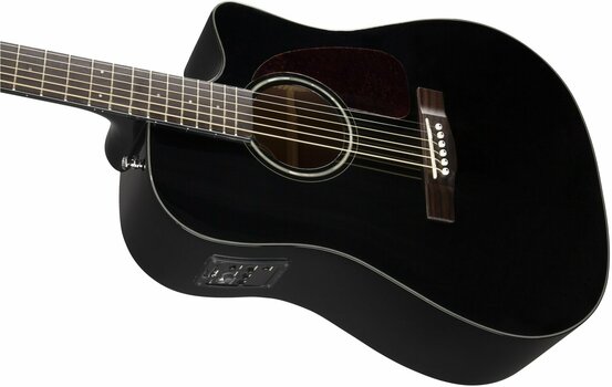 Dreadnought elektro-akoestische gitaar Fender CD-140SCE Black Satin - 3