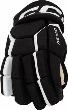 Guanti da hockey CCM Tacks AS 550 SR 15 Black/White Guanti da hockey - 5