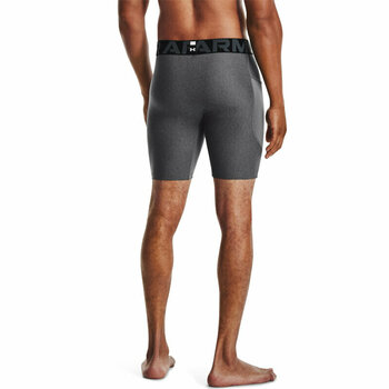 Running underwear Under Armour Men's HeatGear Armour Compression Shorts Carbon Heather/Black S Running underwear - 5