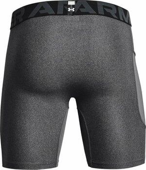 Running underwear Under Armour Men's HeatGear Armour Compression Shorts Carbon Heather/Black M Running underwear - 2