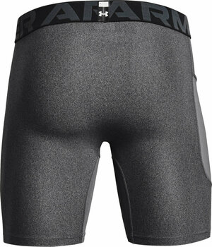 Running underwear Under Armour Men's HeatGear Armour Compression Shorts Carbon Heather/Black L Running underwear - 2