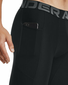 Tekaško spodnje perilo Under Armour Men's HeatGear Pocket Long Shorts Black/White L Tekaško spodnje perilo - 3