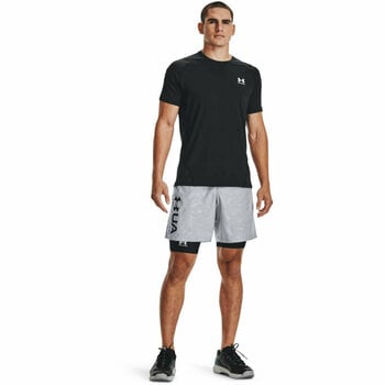 Lenjerie pentru alergare Under Armour Men's HeatGear Pocket Long Shorts Black/White XL Lenjerie pentru alergare - 6