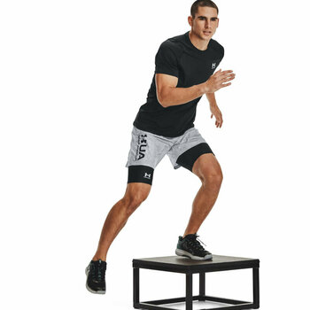 Bežecká spodná bielizeň Under Armour Men's HeatGear Pocket Long Shorts Black/White 2XL Bežecká spodná bielizeň - 7