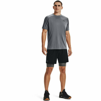 Běžecká spodní prádlo Under Armour Men's HeatGear Pocket Long Shorts Carbon Heather/Black S Běžecká spodní prádlo - 6