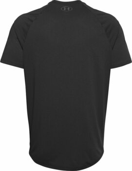 Фитнес тениска Under Armour Men's UA Tech 2.0 Textured Short Sleeve T-Shirt Black/Pitch Gray XL Фитнес тениска - 2